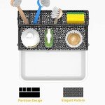 Matte Black Kitchen Sink Caddy Organizer