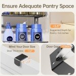 8-Tier Over-the-Door Spice Rack Organizer