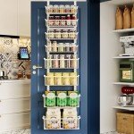 8-Tier Over Door Pantry Organizer with Baskets