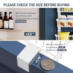 8-Tier Over Door Pantry Organizer with Baskets