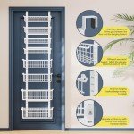 8-Tier Over Door Pantry Organizer with Baskets