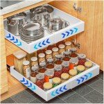 Expandable Pull Out Cabinet Organizers - 2 Pack
