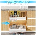 Expandable Pull Out Cabinet Organizers - 2 Pack