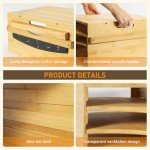 Wooden Pizza Peel Rack with Spatula Set