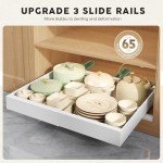 Expandable Pull-Out Organizer for Kitchen Cabinets