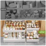 Expandable Pull-Out Organizer for Kitchen Cabinets
