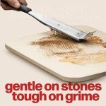 Hans Grill Brush for Pizza Stone/Oven – 2-in-1 Tool