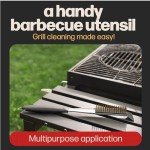 Hans Grill Brush for Pizza Stone/Oven – 2-in-1 Tool
