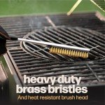 Hans Grill Brush for Pizza Stone/Oven – 2-in-1 Tool