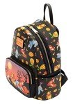 Loungefly Disney Winnie the Pooh Halloween Group Womens Double Strap Shoulder Bag Purse, One Size, Multi