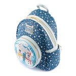 Loungefly Disney Snowman Mickey Minnie Mouse Snowglobe Womens Double Strap Shoulder Bag Purse