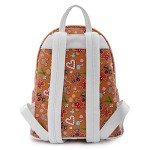 Loungefly Disney Christmas Gingerbread AOP Womens Double Strap Shoulder Bag Purse with Ears Headband