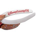 Loungefly Disney Christmas Gingerbread AOP Womens Double Strap Shoulder Bag Purse with Ears Headband