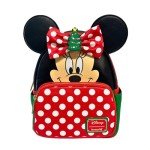 Loungefly Exclusive Disney Minnie Double Strap Shoulder Bag With Three Interchangeable Scented Bows
