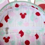 Loungefly Disney Minnie Holiday Peppermint Ornaments Mini Backpack