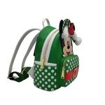 Loungefly Disney Minnie Mouse Elf Polka Dot Christmas Double Strap Shoulder Bag