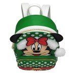 Loungefly Disney Minnie Mouse Elf Polka Dot Christmas Double Strap Shoulder Bag