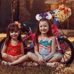 FACHPINT White Mouse Ears, Daisy Bow Mouse Headband for Anyone, Cute Mouse Ears Headband for Amusement Park Birthday Party Cosplay Accessories