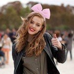 Bow Headband Bowknot Hair Accessory - Big Bow Hoop for Women, Party Decoration Headdress, Cosplay Costume Handmade Headpiece for Halloween, Christmas, Birthday (1 Pack Pink)