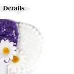 FACHPINT White Mouse Ears, Daisy Bow Mouse Headband for Anyone, Cute Mouse Ears Headband for Amusement Park Birthday Party Cosplay Accessories