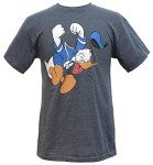 Disney mens Disney Men's Full Size Donald Duck Tantrum T-shirt T Shirt, Navy Heather, X-Large US