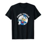 Disney Mickey & Friends Donald Duck Vintage Cool Uncle Logo T-Shirt