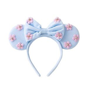 KARETT Sky Blue Hairband Mouse Ears for Women Girls, One Size Fits All for Disney Fans, Hair Styling