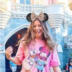 Seamoy Sequin Rose Gold Minnie Headband with Mouse Ears and Bow, Sparkle Park Princess Ears for Women Girls (Gold Bow and Black)