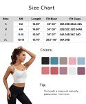 Everrysea Womens Longline Sports Bra Padded Yoga Workout Crop Tank Tops Strappy Camisole Fitness Shirts Black