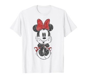 Disney Mickey And Friends Minnie Mouse Vintage Sitting T-Shirt