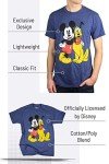 Mickey Mouse & Pluto Vintage Graphic Tee for Adults