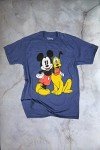 Mickey Mouse & Pluto Vintage Graphic Tee for Adults