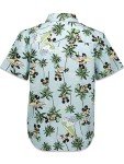 Disney Mickey Mouse Toddler Boys Hawaiian Button Down Dress Shirt 4T