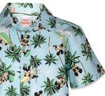 Disney Mickey Mouse Toddler Boys Hawaiian Button Down Dress Shirt 4T