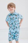 Disney Mickey Mouse Hawaiian Shirt and Shorts Set