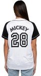 Mickey Mouse Women's Plus Size Jersey Shirt
