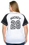 Mickey Mouse Women's Plus Size Jersey Shirt