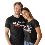 Disney Couples Matching T-Shirts Set for Valentine's Day