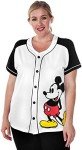 Mickey Mouse Women's Plus Size Jersey Shirt