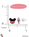 Mickey & Minnie 90th Anniversary Silver Earrings