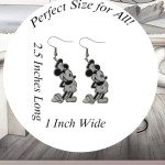 Steamboat Willie Earrings for Disney Fans