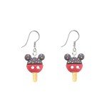 Cute Mouse Ice Cream Dangle Earrings for Women