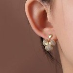 Disney-Inspired Cute Dangle Mouse Earrings with Heart
