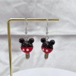 Cute Mouse Ice Cream Dangle Earrings for Women