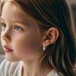 Disney Mouse Huggie Hoop Earrings in Sterling Silver