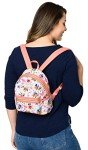Mickey and Minnie Floral Mini Backpack by Loungefly
