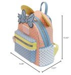 Minnie Pastel Color Block Dots Backpack by Loungefly