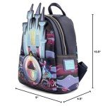 Loungefly Disney Cinderella Castle Series Womens Double Strap Shoulder Bag Purse