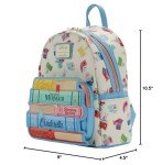 Loungefly Disney Princess Books Classics Womens Double Strap Shoulder Bag Purse