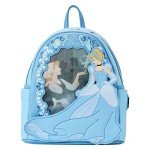 Loungefly Disney Cinderella Lenticular Princess Series Womens Double Strap Shoulder Bag Purse